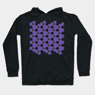 Wild spirals in purple Hoodie